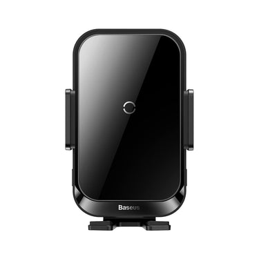 Baseus Car Phone Holder with Halo + 15W Wireless Charging | Mount - Black